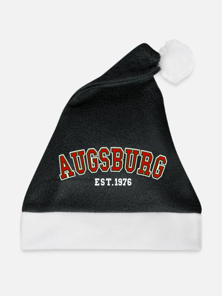 Augsburg gegründet 1976 - Weihnachtsmütze - Schwarz/Weiß