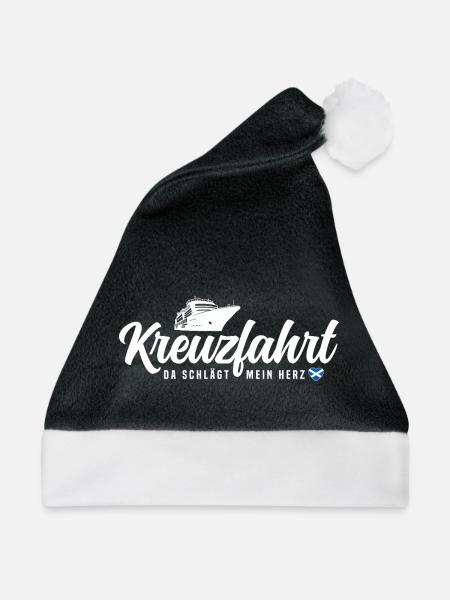 Schottland Kreuzfahrt - Weihnachtsmütze - Schwarz/Weiß