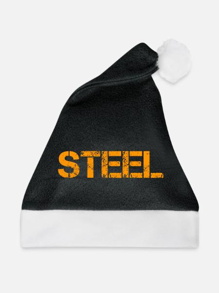 Steel - Weihnachtsmütze - Schwarz/Weiß