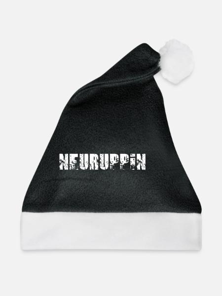 Neuruppin - Weihnachtsmütze - Schwarz/Weiß