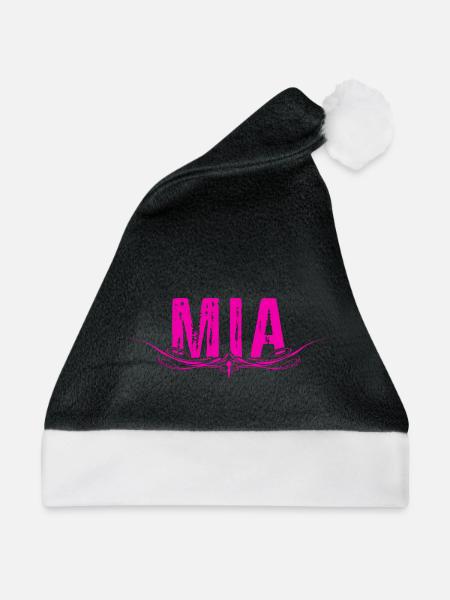MIA verziert - Weihnachtsmütze - Schwarz/Weiß