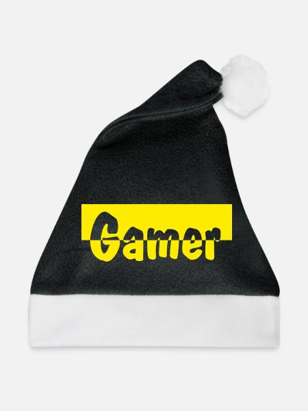 Gamer - Weihnachtsmütze - Schwarz/Weiß