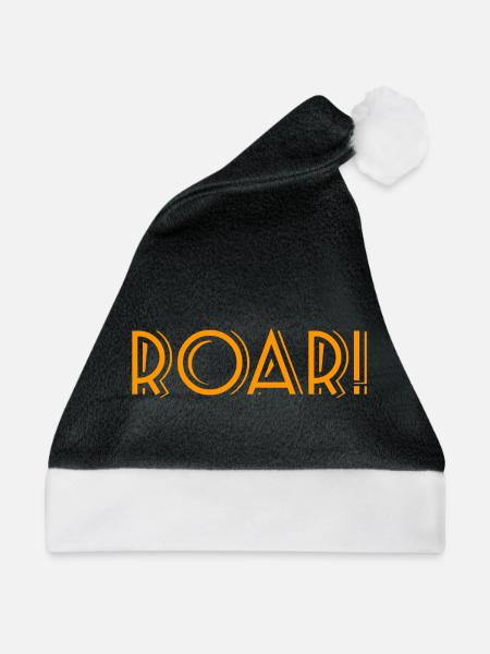 ROAR ! - Weihnachtsmütze - Schwarz/Weiß