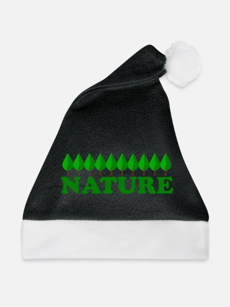 NATURE - Weihnachtsmütze - Schwarz/Weiß