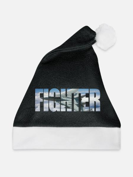 Fighter F-14 Tomcat - Weihnachtsmütze - Schwarz/Weiß