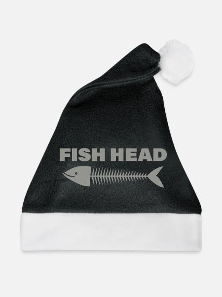 FISH HEAD - Weihnachtsmütze - Schwarz/Weiß