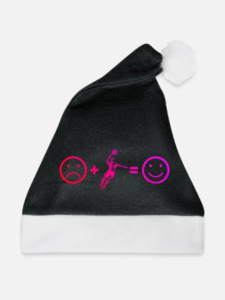 Coole Padel Inspiration - Weihnachtsmütze - Schwarz/Weiß