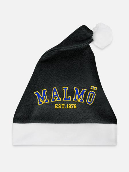 Malmö gegründet 1976 - Weihnachtsmütze - Schwarz/Weiß