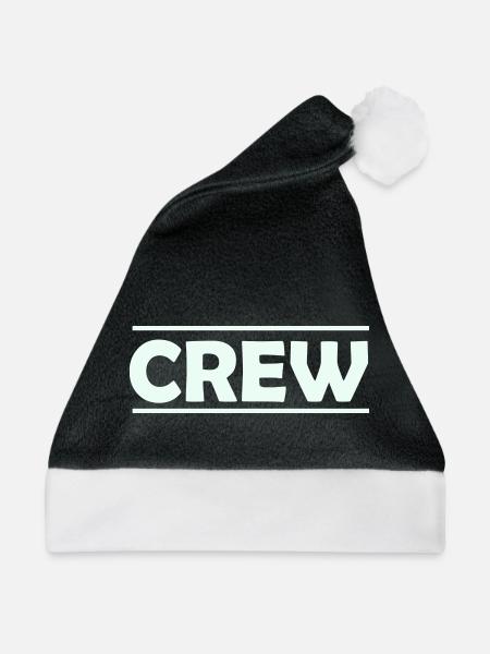 Crew - Weihnachtsmütze - Schwarz/Weiß