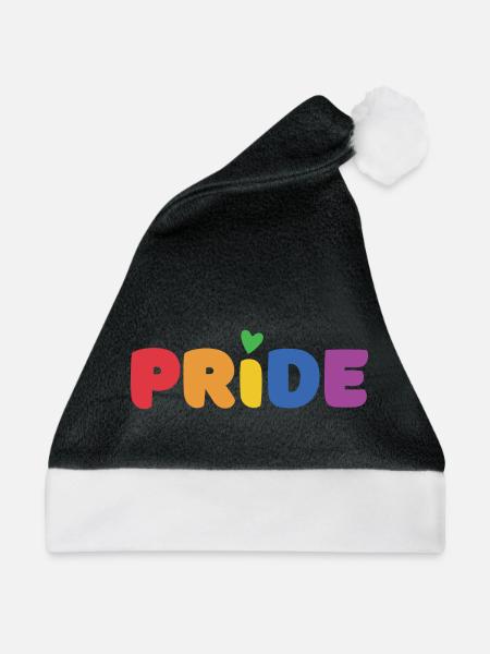 LGBTQ+ Stolz - Weihnachtsmütze - Schwarz/Weiß