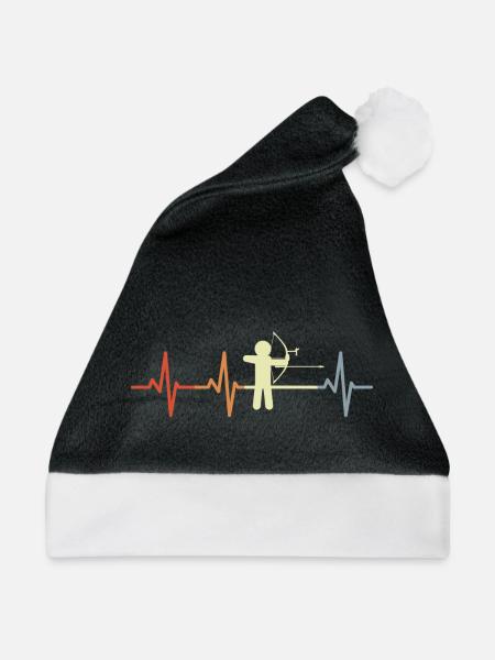 Bogenschütze Herzklopfen - Weihnachtsmütze - Schwarz/Weiß