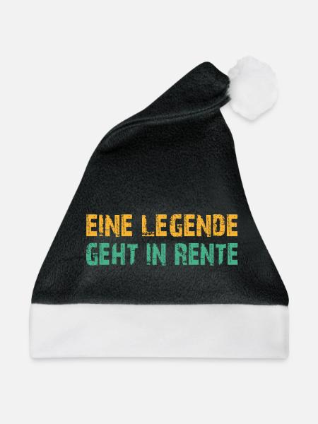 Ruhestand Legende - Weihnachtsmütze - Schwarz/Weiß