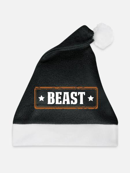 Beast - Weihnachtsmütze - Schwarz/Weiß