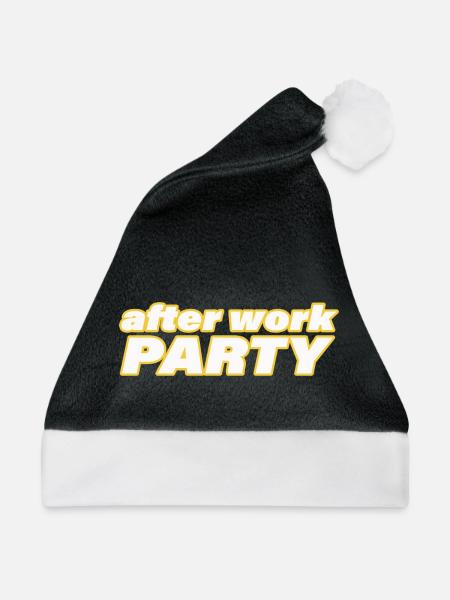 AFTER WORK PARTY - Weihnachtsmütze - Schwarz/Weiß
