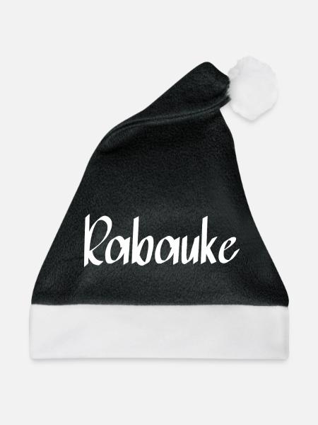 Rabauke - Weihnachtsmütze - Schwarz/Weiß