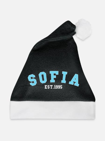 Sofia_Est_1995 - Weihnachtsmütze - Schwarz/Weiß