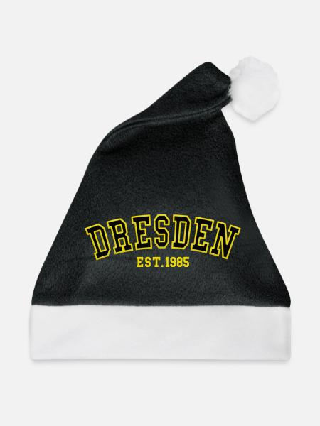 Dresden Est. 1985 - Weihnachtsmütze - Schwarz/Weiß
