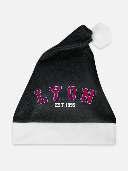 Lyon Est. 1995 - Weihnachtsmütze - Schwarz/Weiß