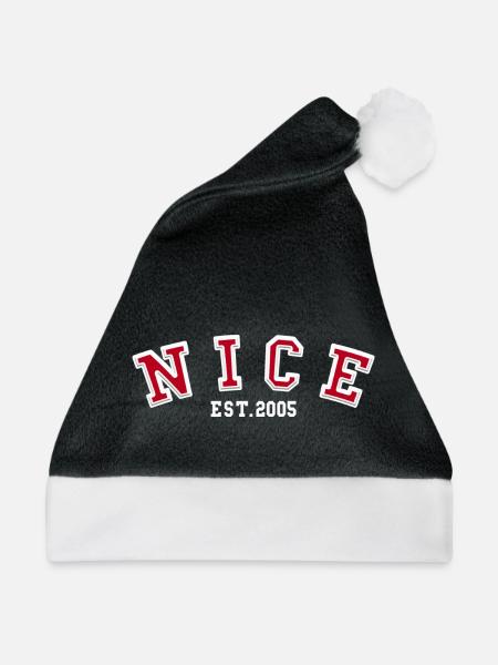 Nice Est. 2005 - Weihnachtsmütze - Schwarz/Weiß