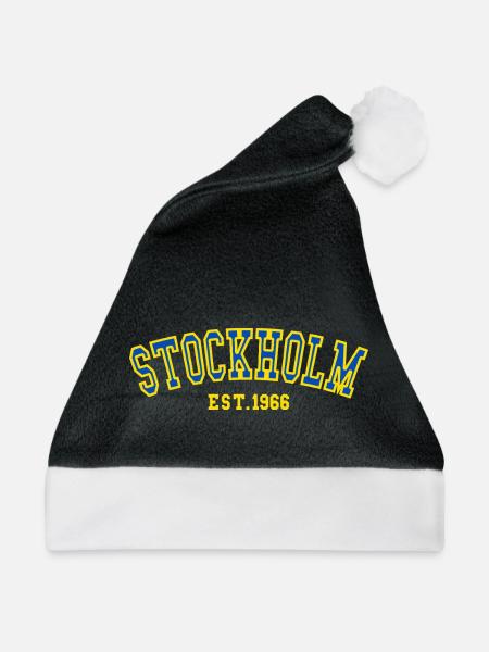 Stockholm gegründet 1966 - Weihnachtsmütze - Schwarz/Weiß