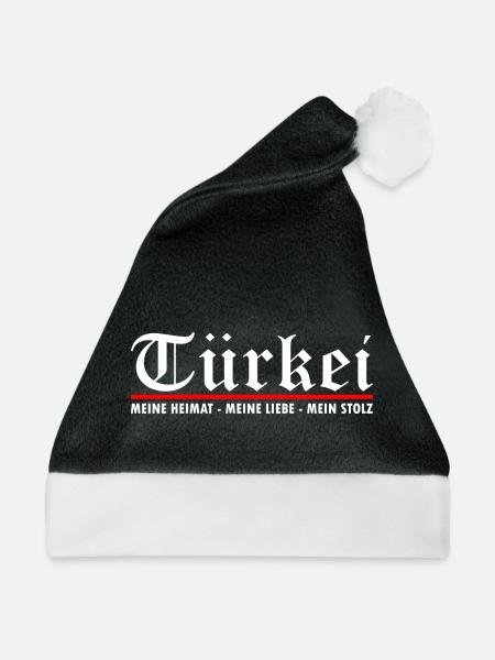 Türkei - Weihnachtsmütze - Schwarz/Weiß - Vorne