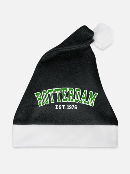 Rotterdam gegründet 1976 - Weihnachtsmütze - Schwarz/Weiß