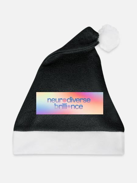 Neurodiverse Brilliance - Weihnachtsmütze - Schwarz/Weiß