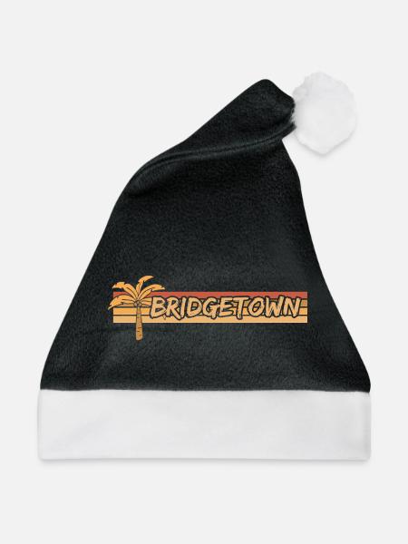 Bridgetown als Urlaub - Weihnachtsmütze - Schwarz/Weiß