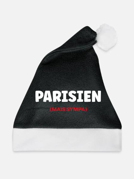Pariser - Weihnachtsmütze - Schwarz/Weiß - Vorne