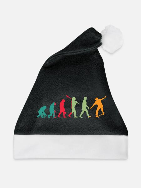 Evolution Skater - Weihnachtsmütze - Schwarz/Weiß