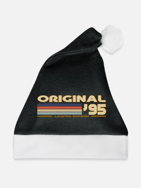 1995 - Weihnachtsmütze - Schwarz/Weiß