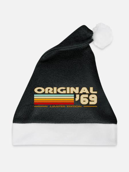 1969 - Weihnachtsmütze - Schwarz/Weiß