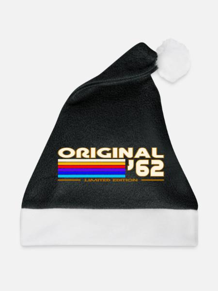 1962 - Weihnachtsmütze - Schwarz/Weiß