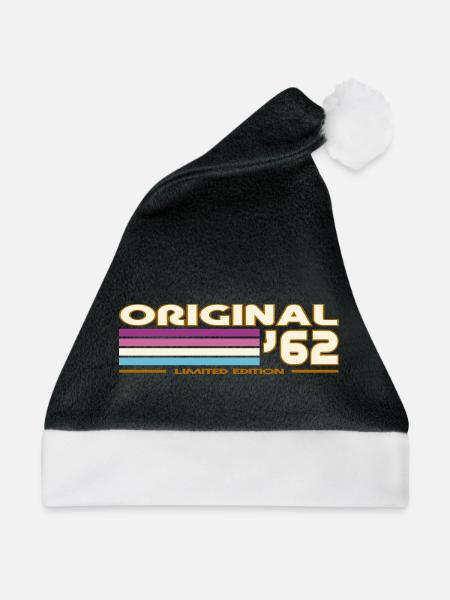 1962 - Weihnachtsmütze - Schwarz/Weiß