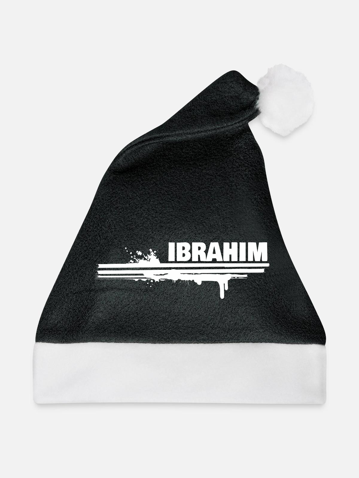Malerei Ibrahim - Weihnachtsmütze - Schwarz/Weiß - Vorne