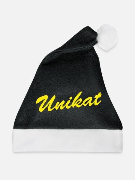 Unikat - Weihnachtsmütze - Schwarz/Weiß