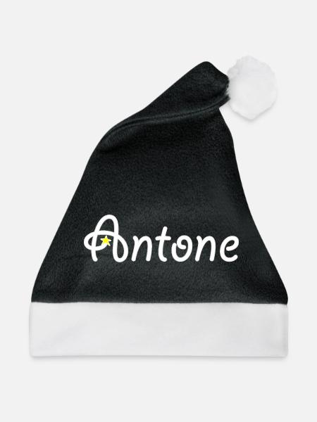 Antone - Weihnachtsmütze - Schwarz/Weiß