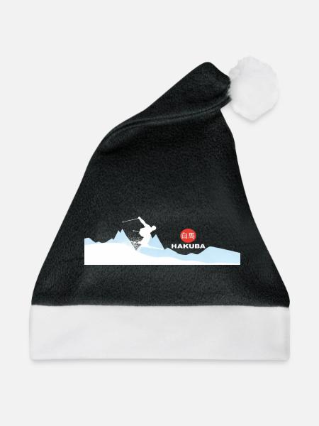Hakuba Ski - Weihnachtsmütze - Schwarz/Weiß