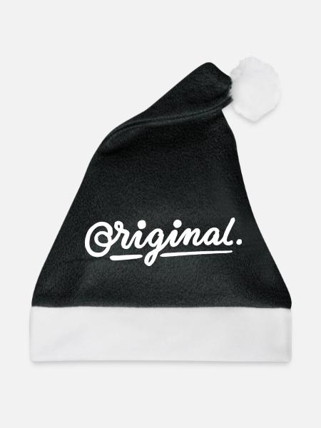 Original - Weihnachtsmütze - Schwarz/Weiß