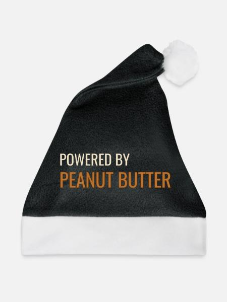 Angetrieben von Erdnussbutter - Weihnachtsmütze - Schwarz/Weiß