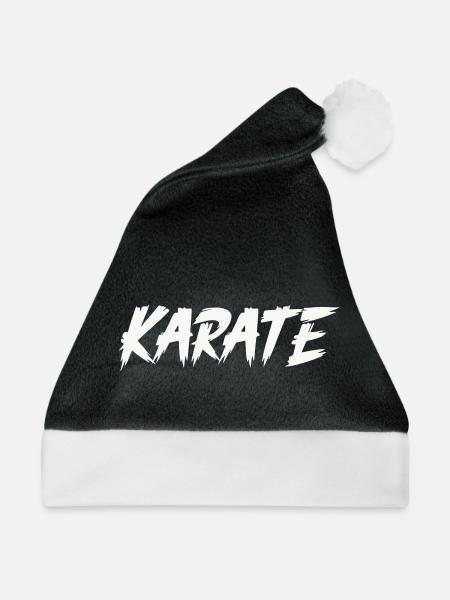 Karate - Weihnachtsmütze - Schwarz/Weiß