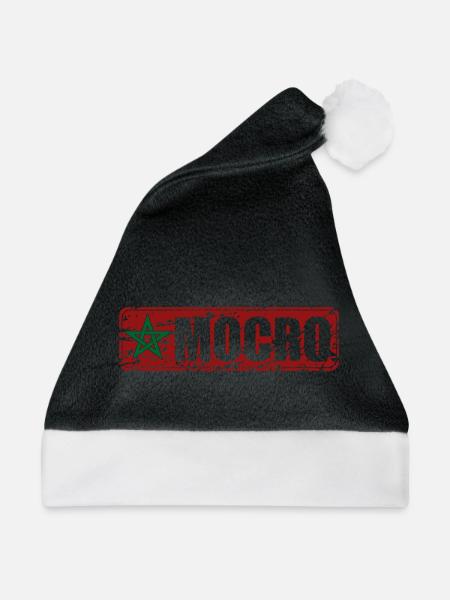 Mocro Marokkaner Marokko - Weihnachtsmütze - Schwarz/Weiß