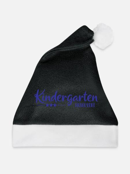 Kindergarten Absolvent - Einschulung - Kita - Weihnachtsmütze - Schwarz/Weiß