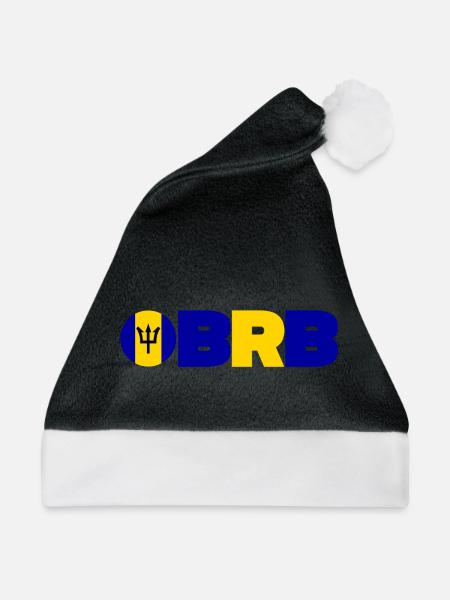 Barbados - Weihnachtsmütze - Schwarz/Weiß