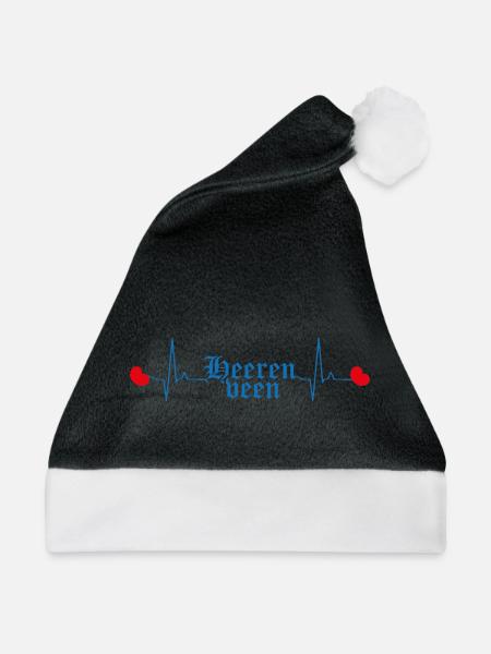 Heerenveen Heartbeat - Weihnachtsmütze - Schwarz/Weiß