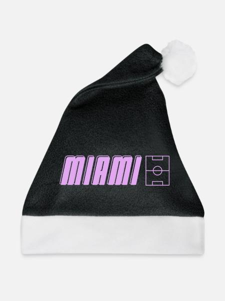 Miami Soccer Passion - Weihnachtsmütze - Schwarz/Weiß
