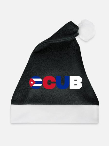 Kuba - Weihnachtsmütze - Schwarz/Weiß