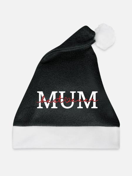Beste Mutter aller Zeiten - Weihnachtsmütze - Schwarz/Weiß
