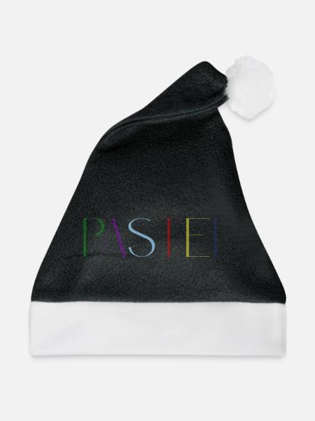 PASTELL Pastellfarben - Weihnachtsmütze - Schwarz/Weiß - Vorne