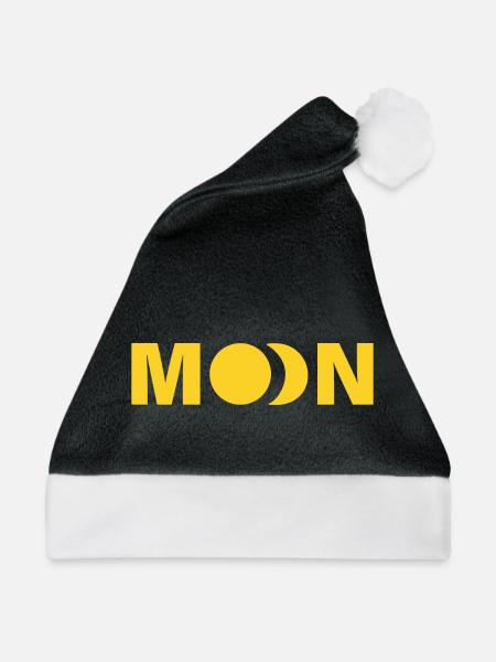MOON - Weihnachtsmütze - Schwarz/Weiß